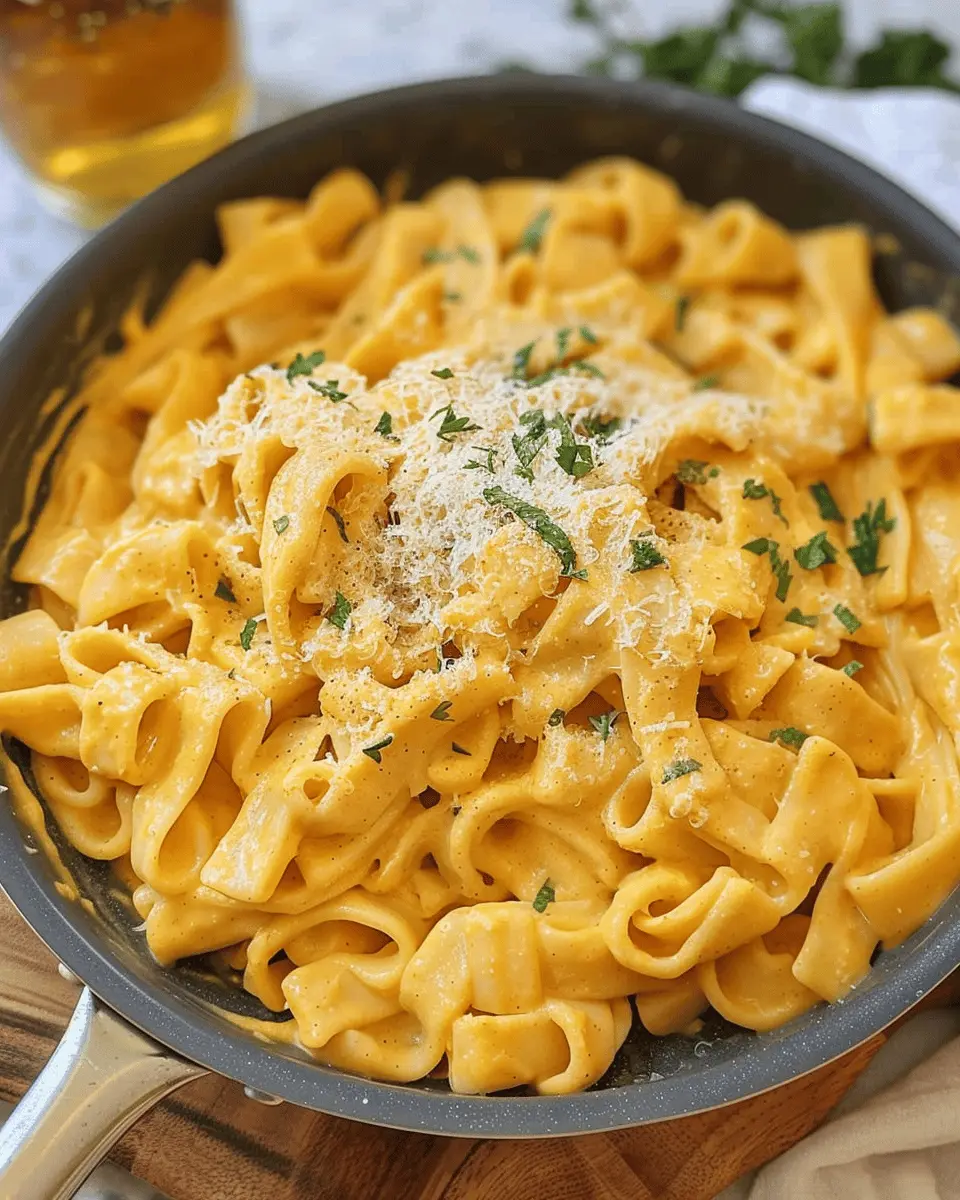 Creamy Pumpkin Pasta with Turkey Bacon: A Cozy Delight