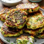 Zucchini Fritters with Greek Yogurt