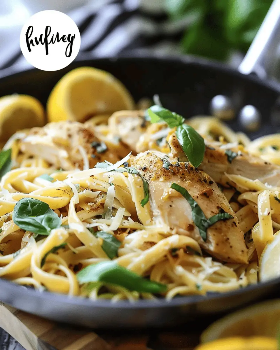 Lemon Basil Chicken Pasta: Easy Recipe for Flavorful Comfort