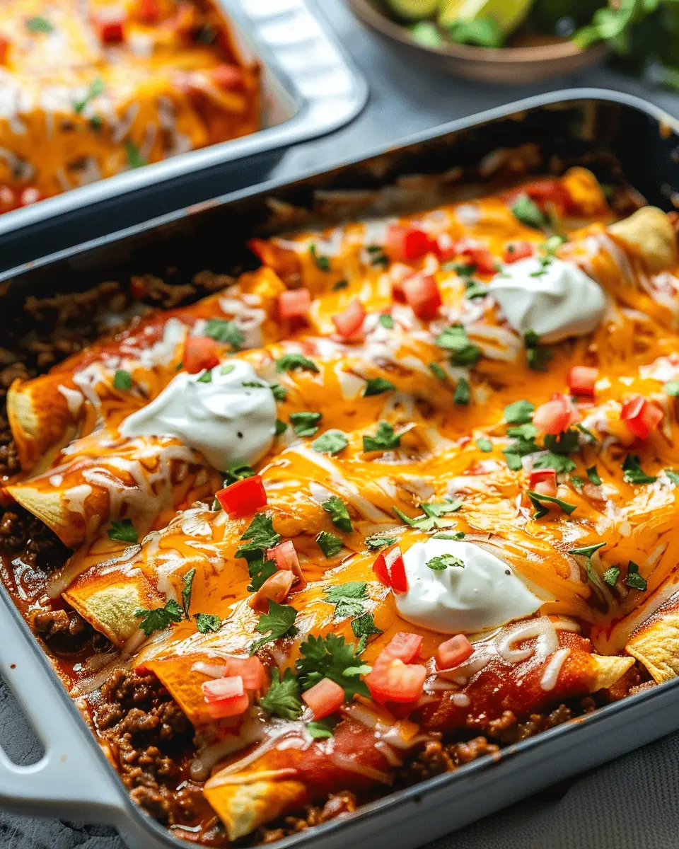 Easy Cheesy Ground Beef Enchiladas Your Family Will Love