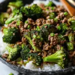 Ground Beef and Broccoli