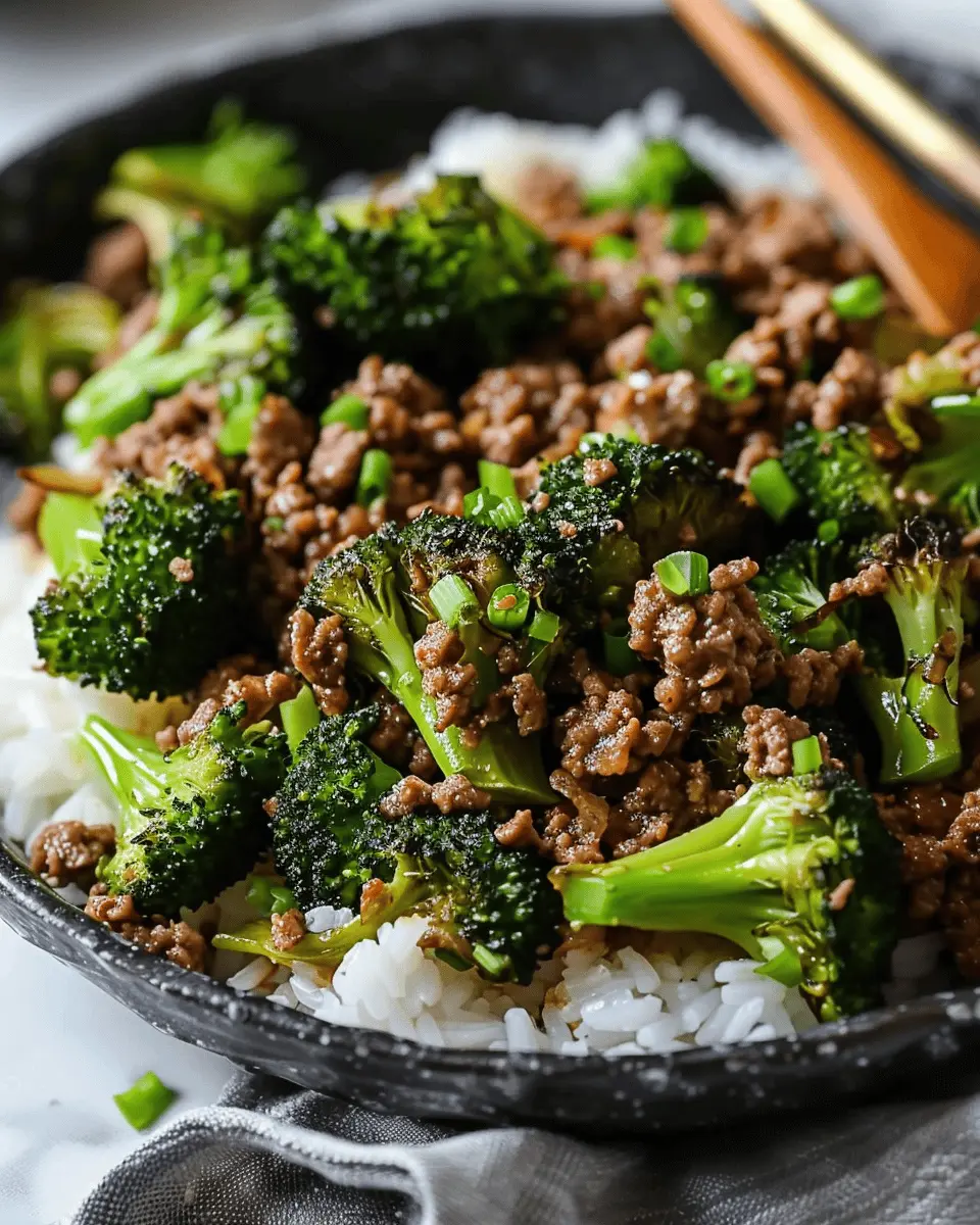 Ground Beef and Broccoli Stir-Fry: A Quick and Easy Delight