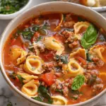 Sausage and Tortellini Soup