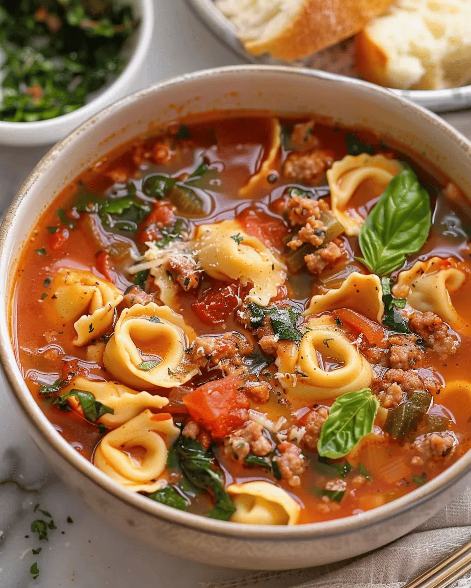 Sausage and Tortellini Soup: Easy Comfort in Every Bowl