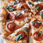 Hot Honey Pepperoni Ricotta Pizza