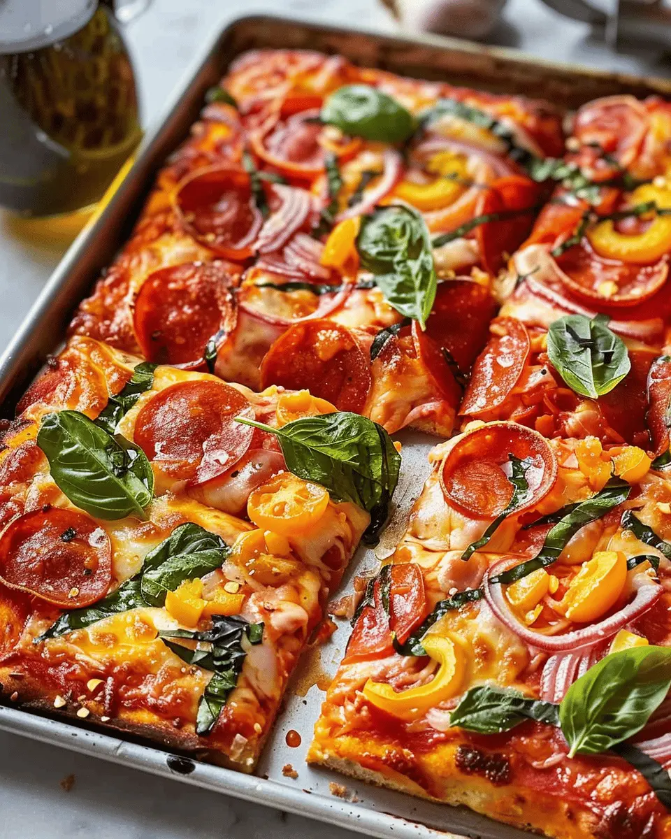 Sheet Pan Pizza: Easy Recipes with Turkey Bacon and Chicken Ham