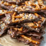 The Best Salted Caramel Pretzel Bark
