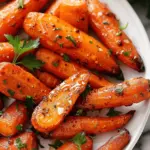 Secret Ingredient Honey Garlic Roasted Carrots