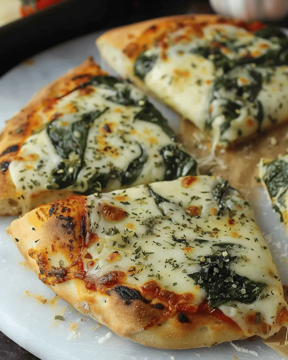 Air Fryer Spinach Florentine Pizza: Easy, Healthy, and Delicious