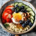 Healthy Breakfast Quinoa Bowl