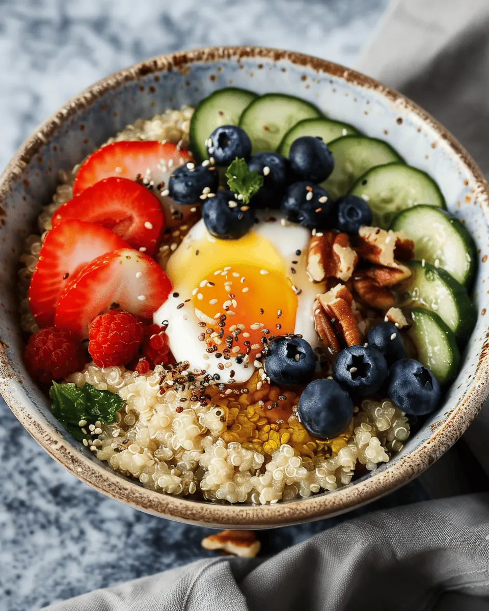Healthy Breakfast Quinoa Bowl: A Tasty Twist on Morning Fuel