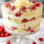Raspberry White Chocolate Trifle