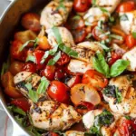 CHICKEN CAPRESE SKILLET