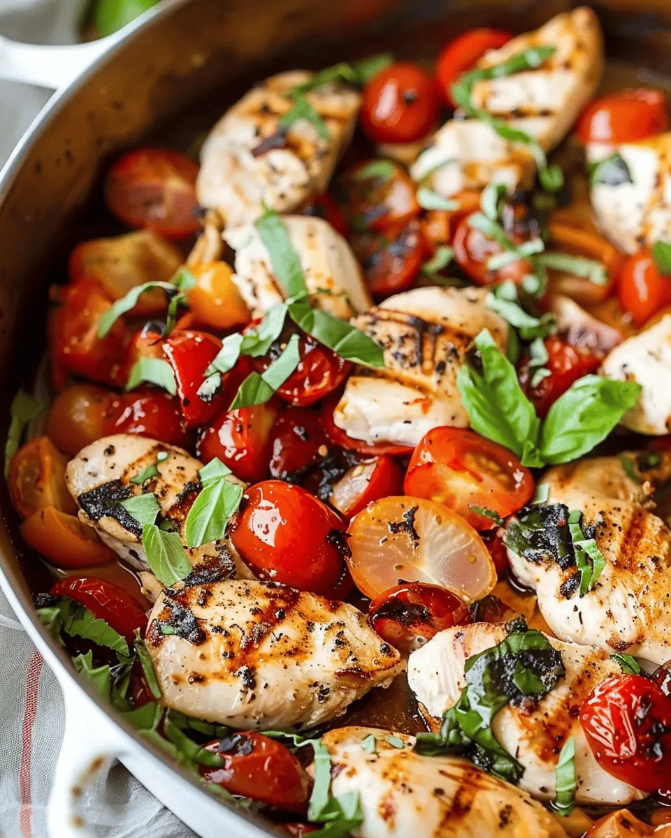 Chicken Caprese Skillet: Easy Weeknight Dinner Delight