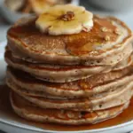 Healthy Oatmeal Apple Pancakes