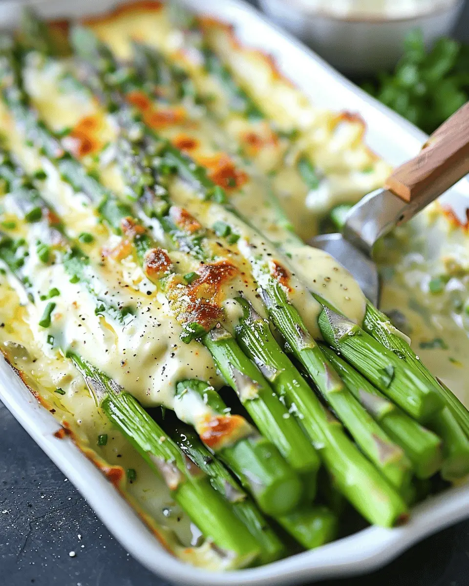 Creamy Italian Asparagus with Turkey Bacon: A Quick & Easy Delight