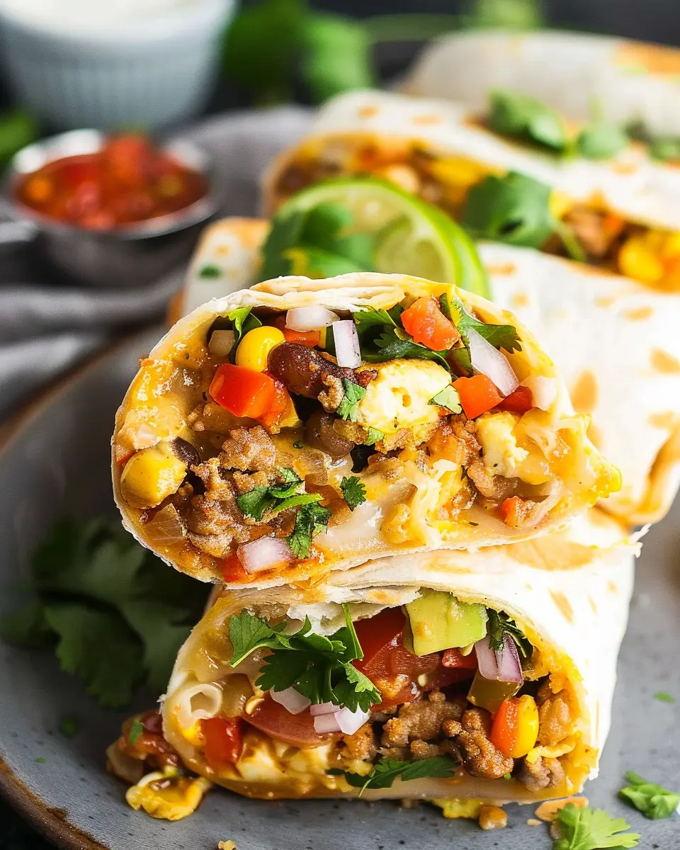 Ultimate Loaded Breakfast Burritos: Easy Recipe for Busy Mornings
