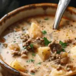 Loaded Baked Potato Hamburger Soup