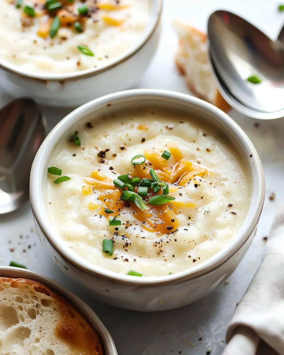 Easy Baked Potato Soup: Indulgent Comfort with Turkey Bacon and Chicken Ham