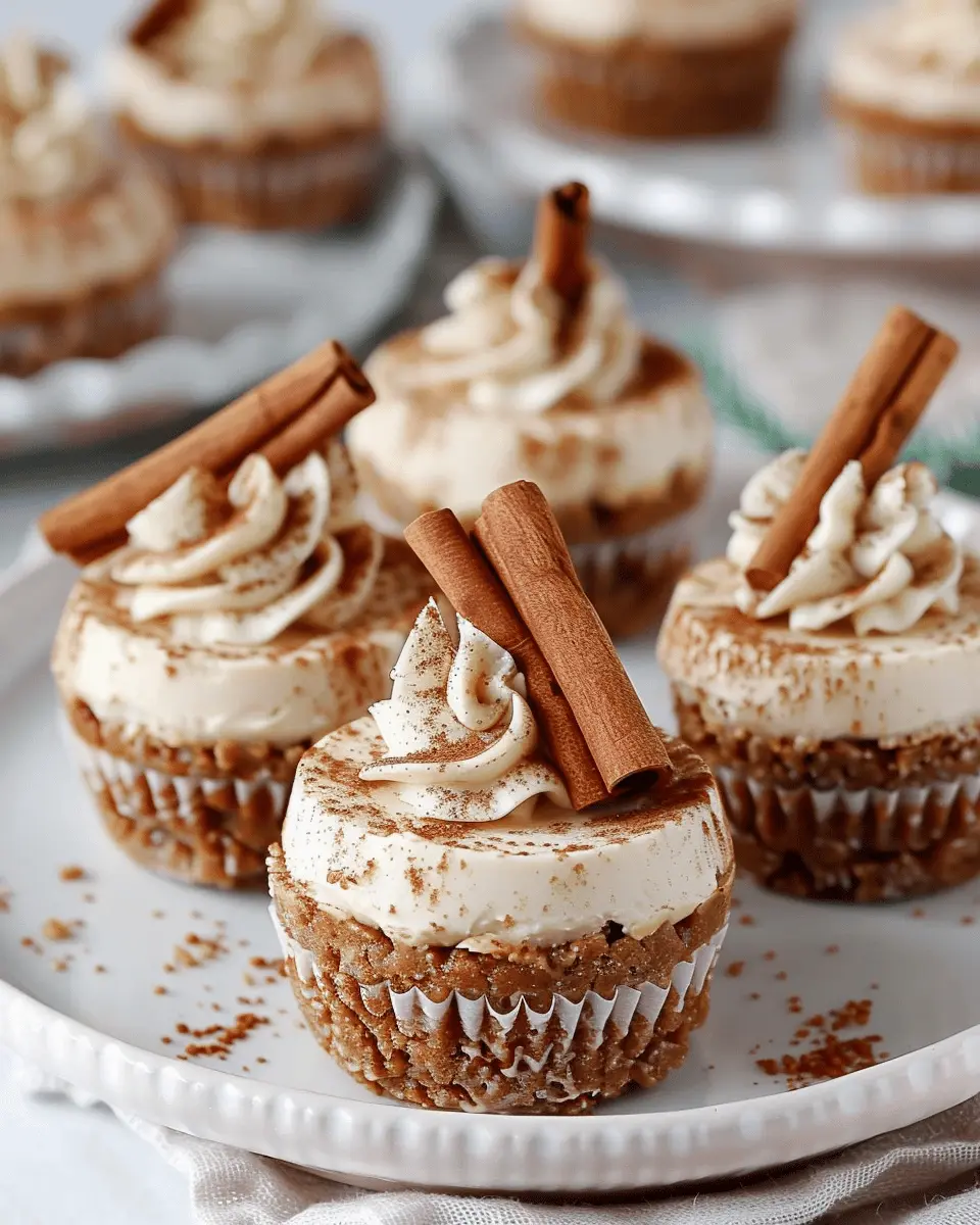 No-Bake Gingerbread Cheesecake Cups: The Best Festive Treats