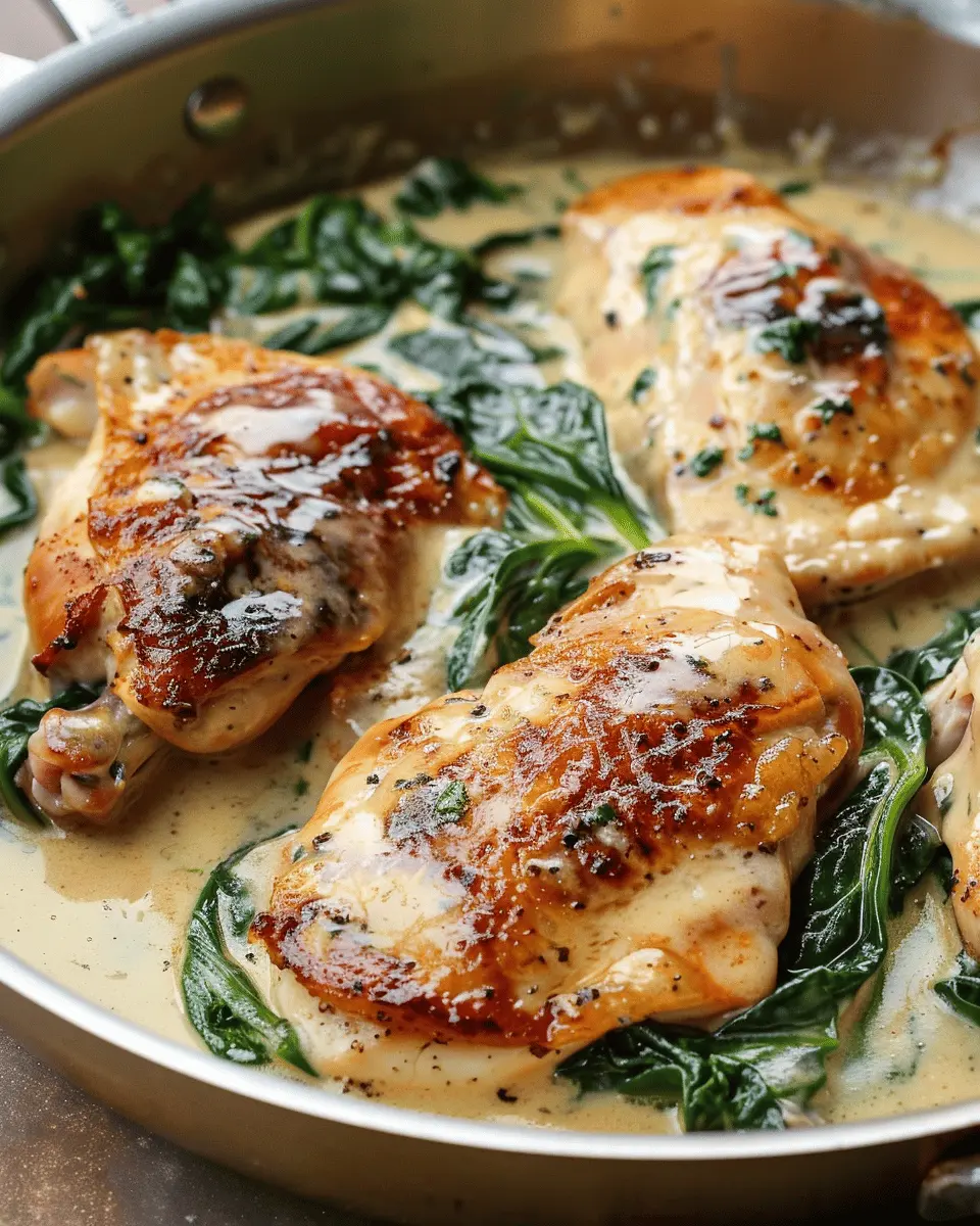 Chicken Florentine: A Juicy Twist with Turkey Bacon and Spinach