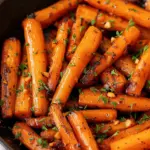 Brown Butter Garlic Honey Roasted Carrots