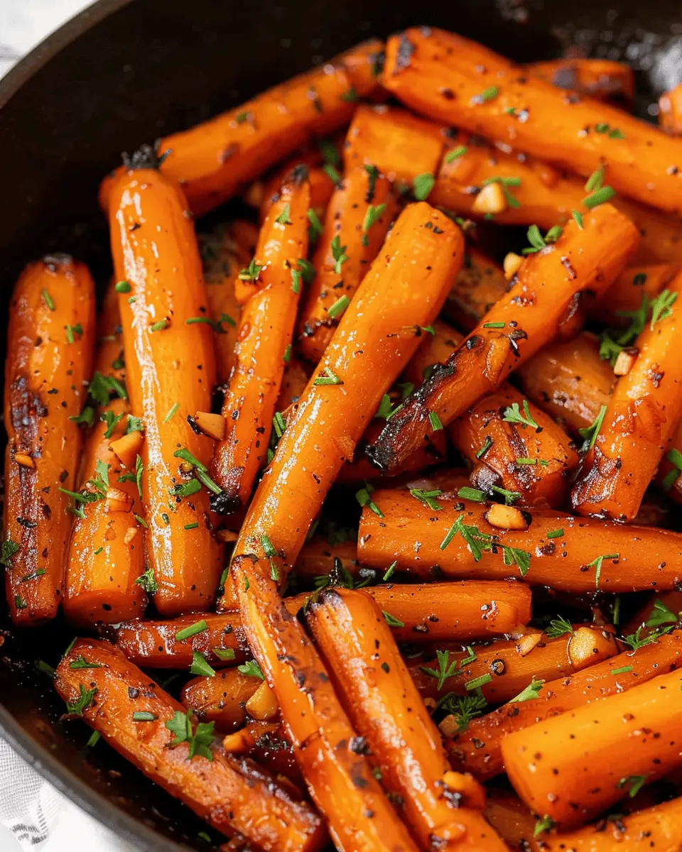 Brown Butter Garlic Honey Roasted Carrots for a Sweet Twist