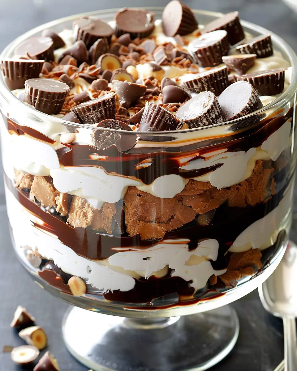 Chocolate Peanut Butter Cup Trifle: The Best Indulgent Dessert