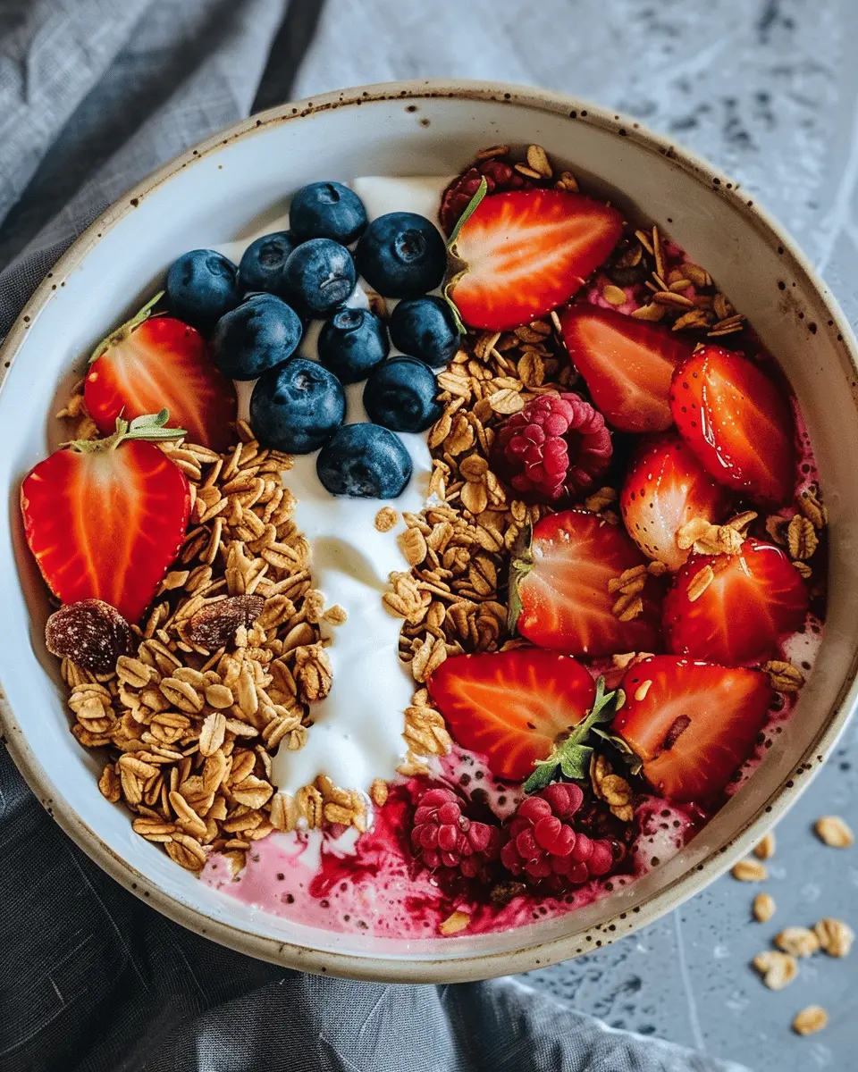 Granola Breakfast Bowl: Easy Recipe for a Healthy Start