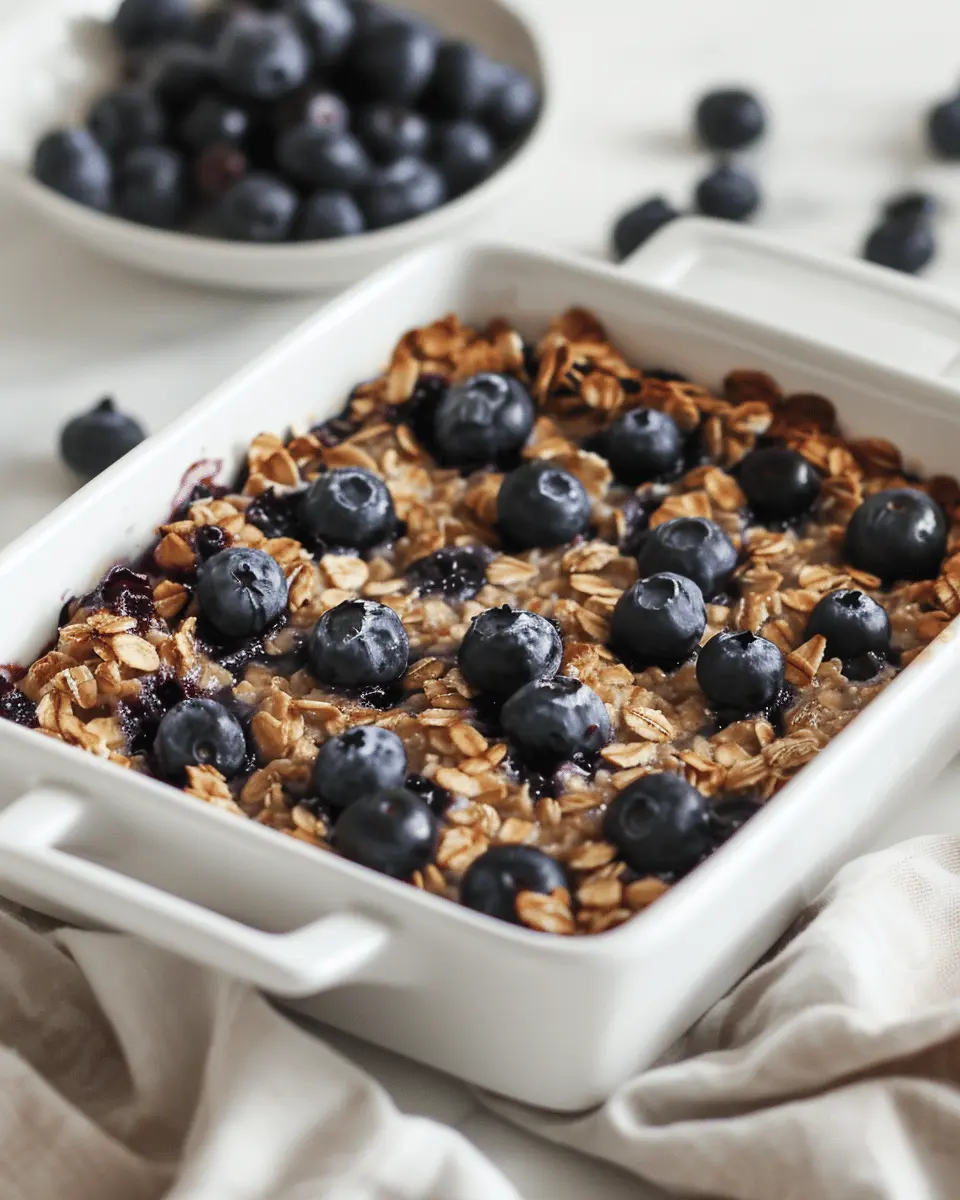 Blueberry Baked Oatmeal: The Cozy, Nutritious Breakfast You’ll Love
