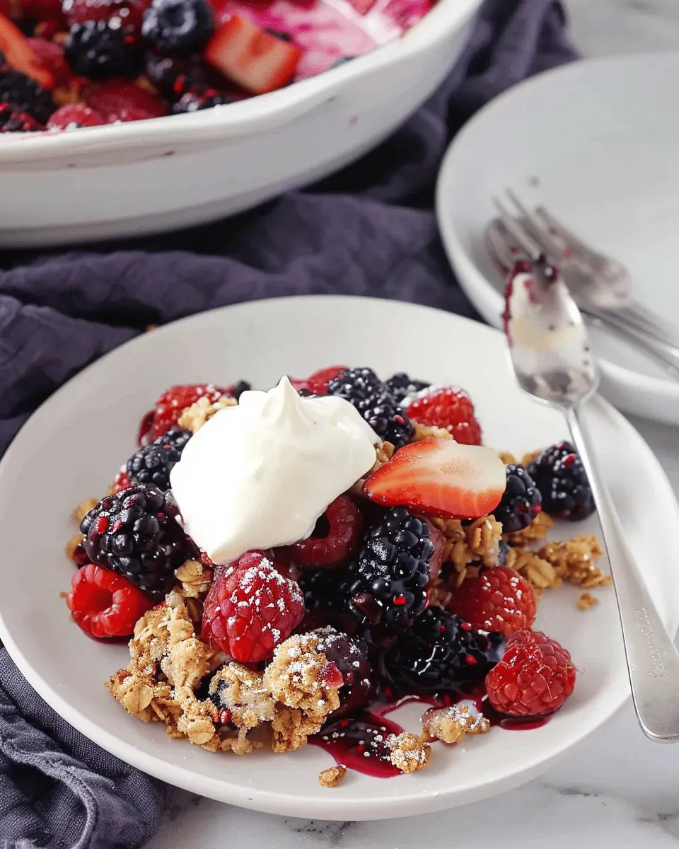 Keto Berry Crisp: Easy and Indulgent Low-Carb Dessert Delight