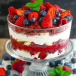Red Velvet Berry Trifle