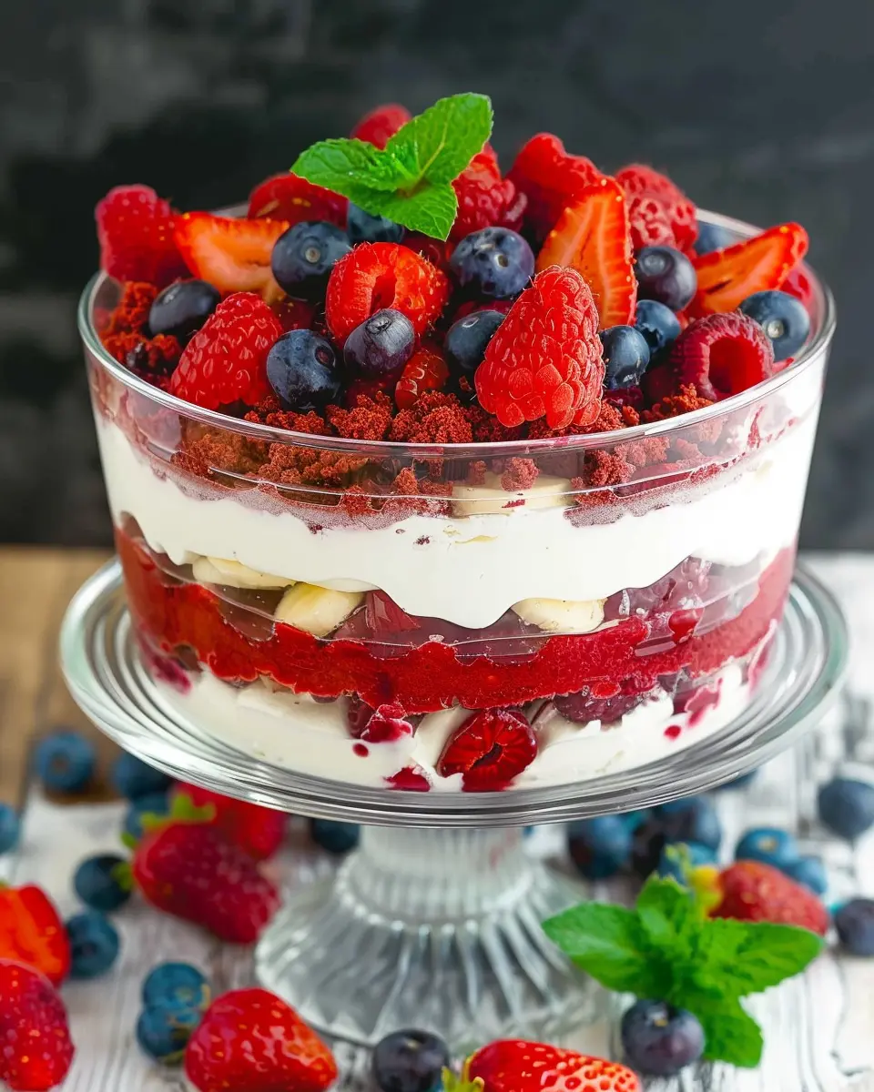 Red Velvet Berry Trifle: An Indulgent Twist on a Classic Dessert