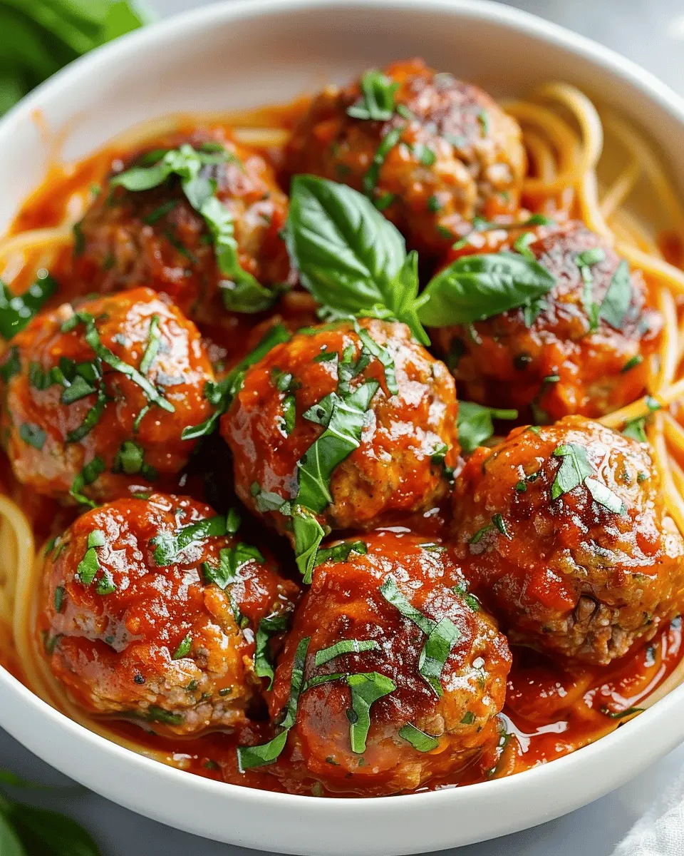 Turkey Meatballs in Tomato Sauce: A Juicy, Homemade Delight