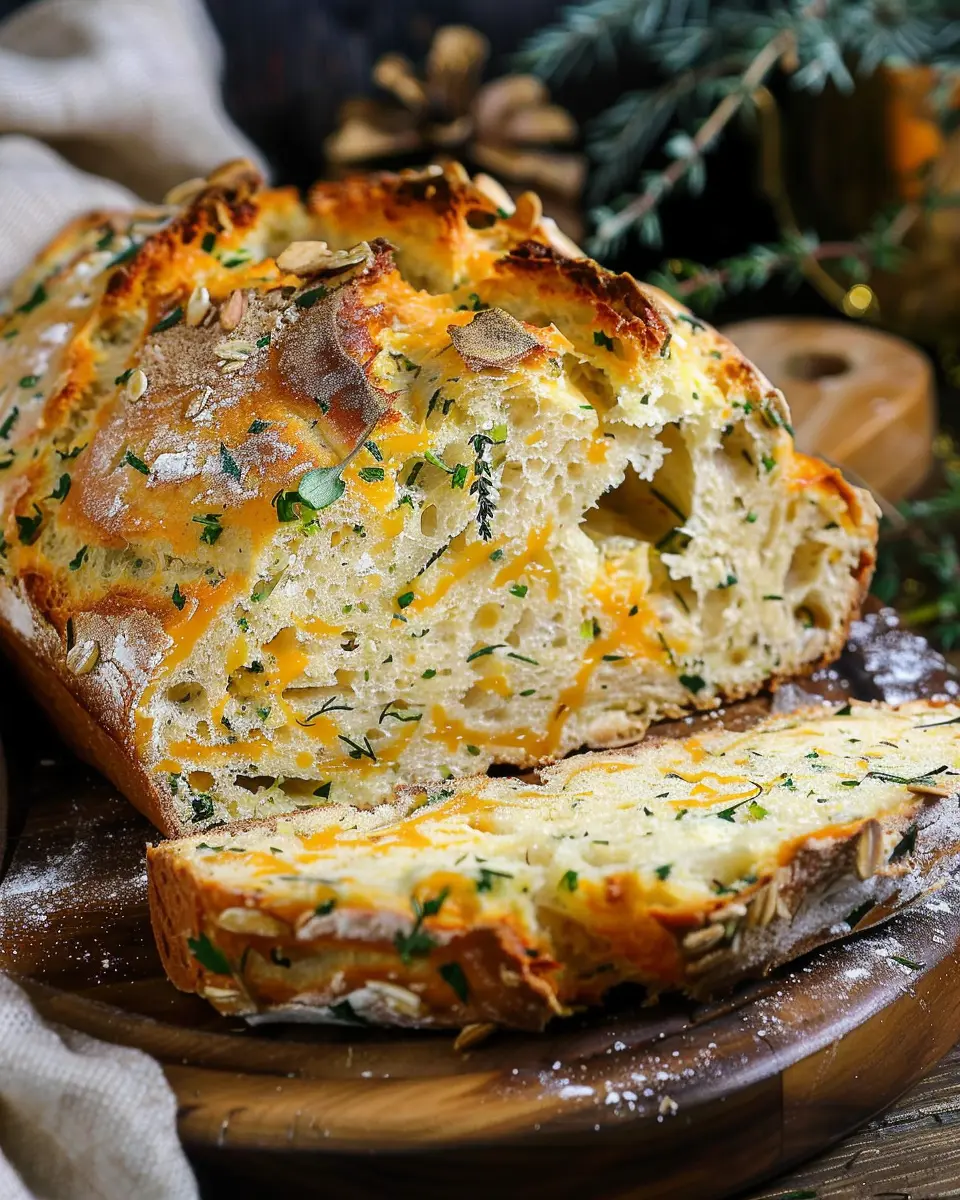 Cheddar and Herb Soda Bread: The Easy Homemade Delight