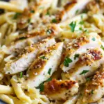 Easy Garlic Parmesan Chicken Pasta