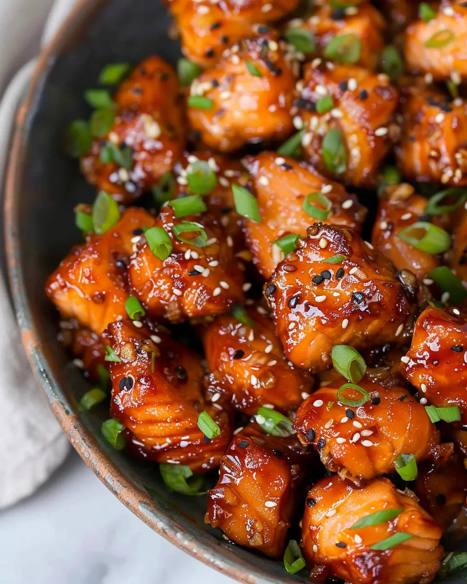 Crispy Honey Garlic Salmon Bites: Easy Snack Everyone Will Love