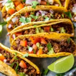 Crispy Baked Ground Beef Tacos