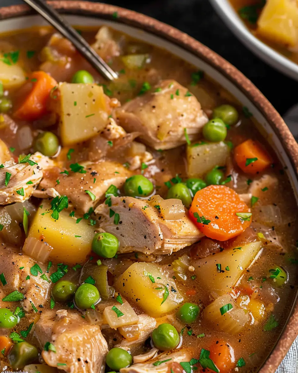 Slow Cooker Chicken Stew Recipe: Easy Comfort Food with Turkey Bacon