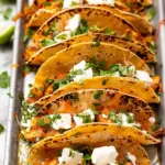 20 Minute Mini Baked Chicken Tacos