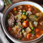 Old Fashioned Vegetable Beef Soup