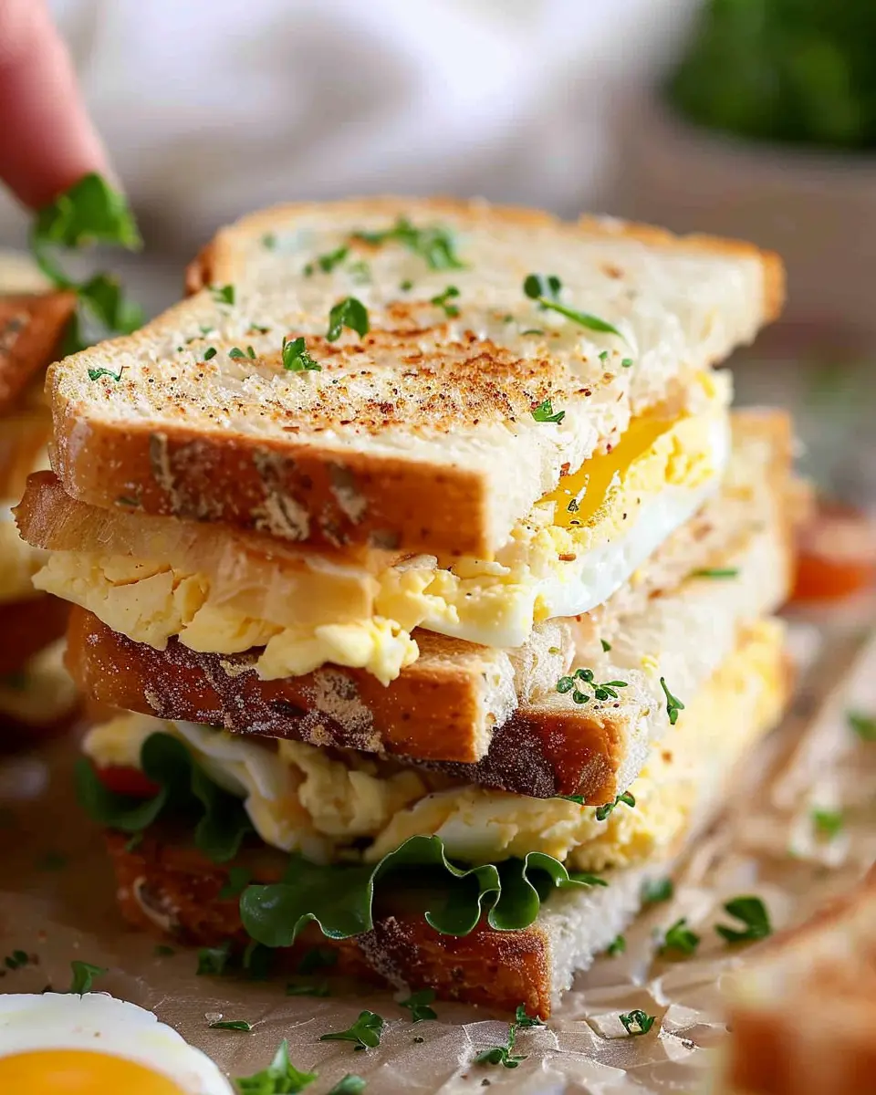 Breakfast Egg Sandwich: The Best Easy Recipe with Turkey Bacon
