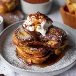 Chocolate Stuffed Coffee Brioche French Toast
