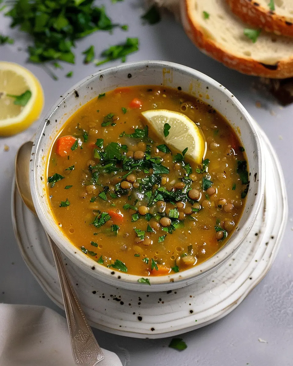 Lebanese Lentil Soup: Easy, Healthy Comfort in Every Bowl