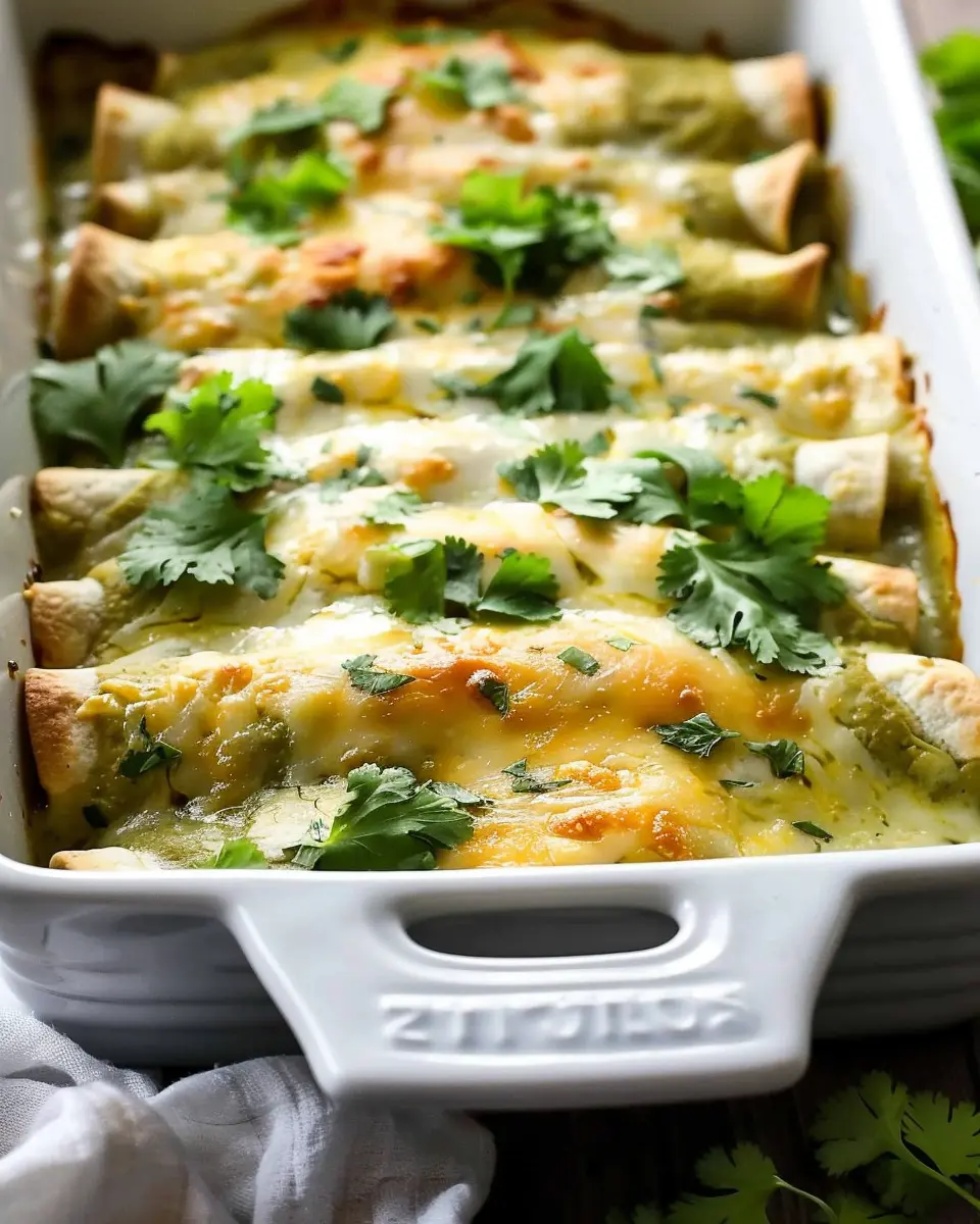 Green Enchiladas: Easy Recipe for a Fresh Flavorful Twist