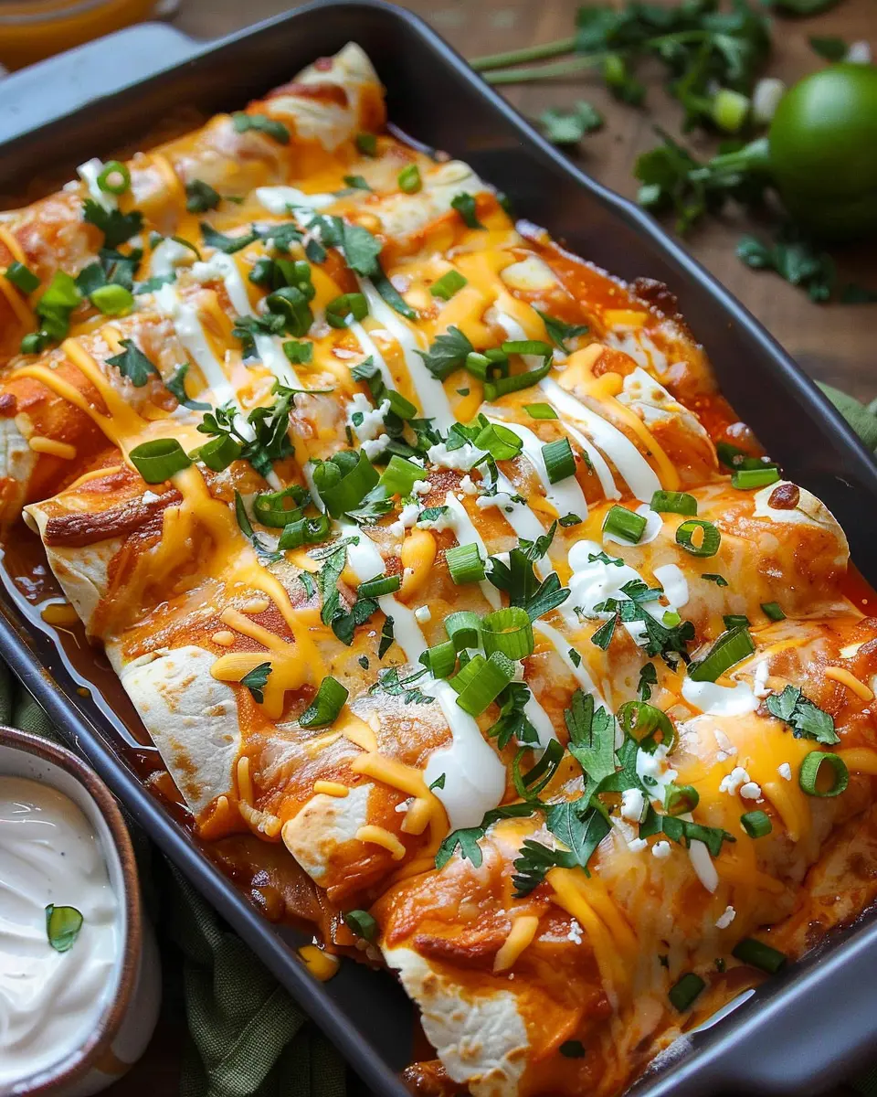 Buffalo Chicken Enchiladas: Easy Recipe for Flavor Lovers