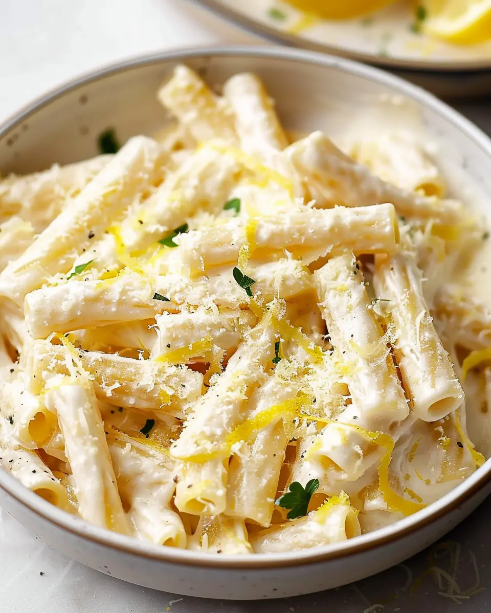 One Pot Creamy Lemon Garlic Parmesan Pasta: Easy &amp; Delicious Meal