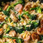 Chicken Sausage and Broccoli Orzo