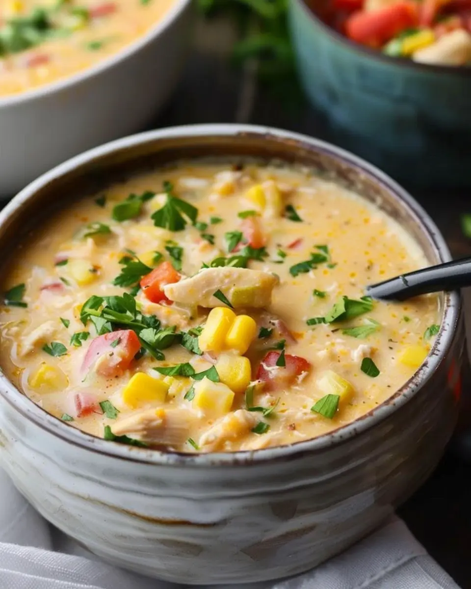 Chicken and Corn Chowder: Easy Comfort Food with Turkey Bacon