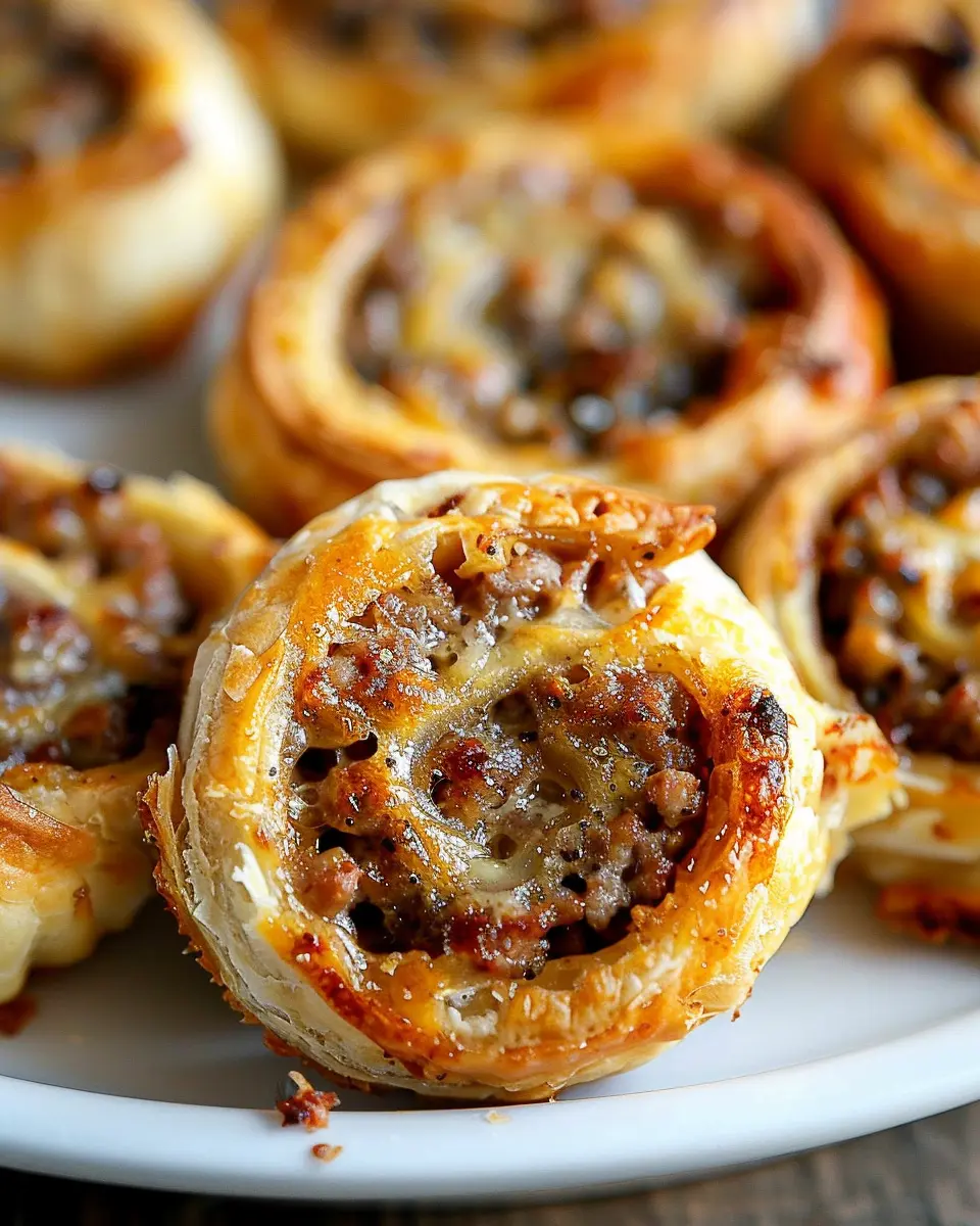 Sausage Pinwheels with Turkey Bacon: Easy and Irresistibly Delicious